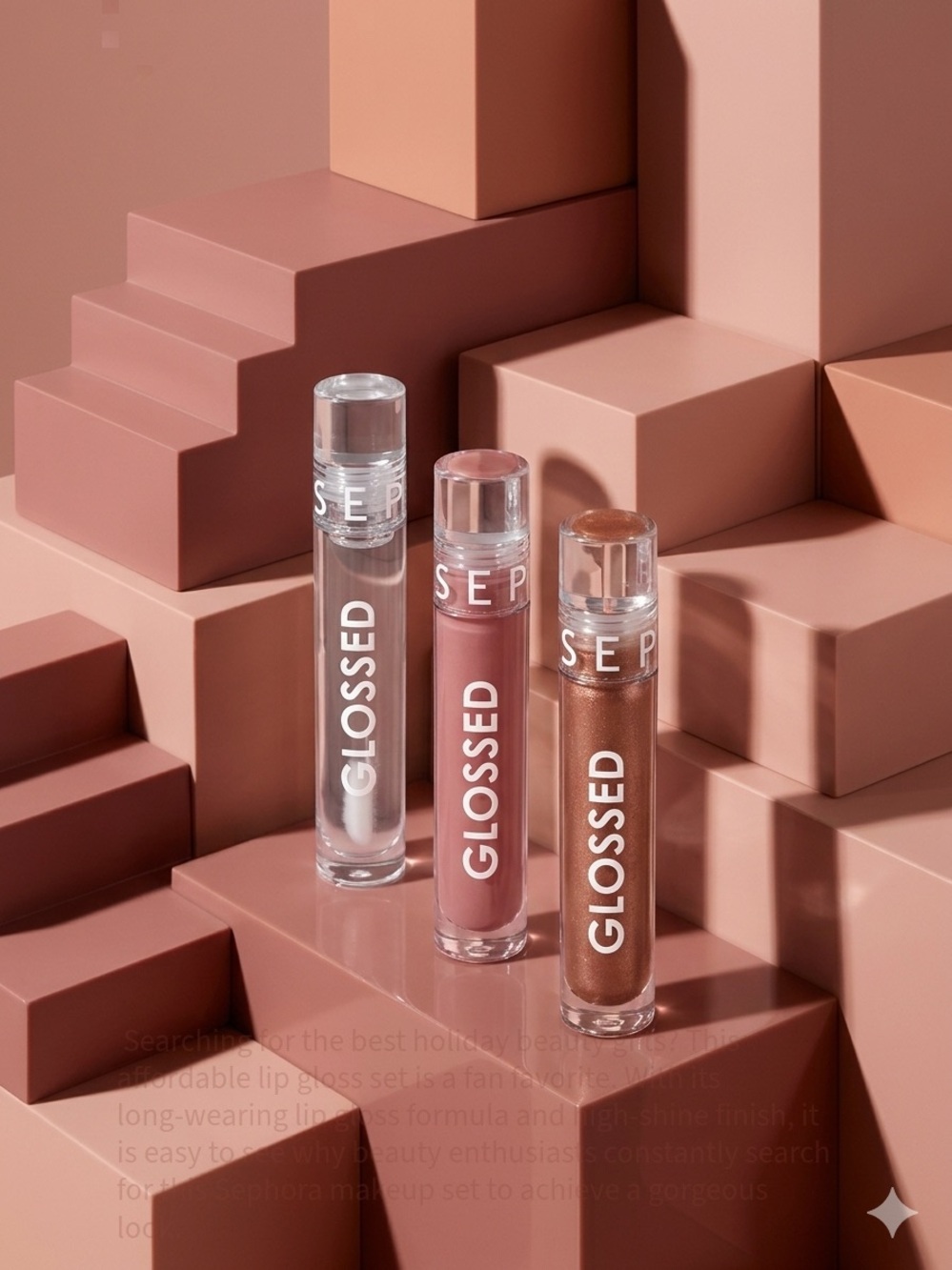NWT Sephora Glossed Lip Trio – Includes Fan-Favorite "Iconic" Shade! - Picture 3 of 9